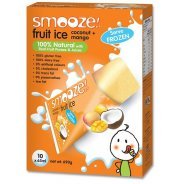 Smooze Fruit Ice - Natural Mango & Coconut - 5 x 65ml Freezer Packs