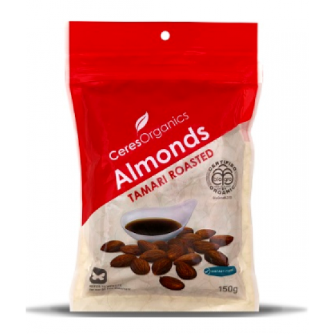 Almonds, Tamari Roasted (organic) - 150g