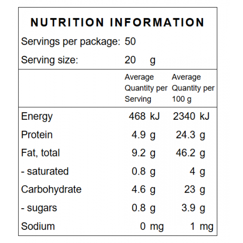 Sunflower Seeds (Natural, Whole, Bulk) - 25kg
