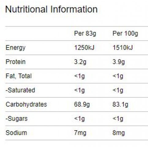 Cannelloni (Gluten free) - 125g