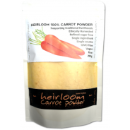 Carrot Powder (Heirloom,  Organically Grown) – 200g & 450g