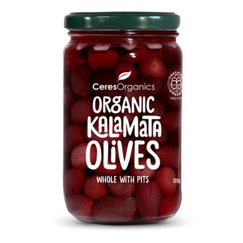 Olives, Kalamata (Organic, With Pits) - 340g