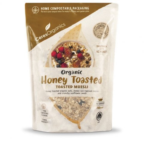 Muesli, Honey Toasted (organic) - 700g