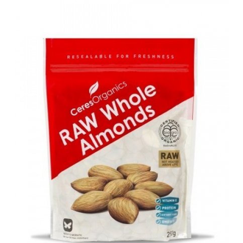 Almonds - Organic (RAW, Whole) - 250g