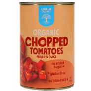 Tomatoes, Chopped (Chantal, Organic, Gluten Free) - 400g can