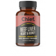 Liver, Heart & Kidney Capsules (Organic, Grassfed, Beef) - 120 Capsules