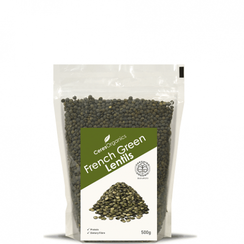 Lentils, French Green (organic) - 500g