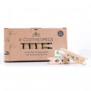 Go Bamboo Wooden Clothes Pegs