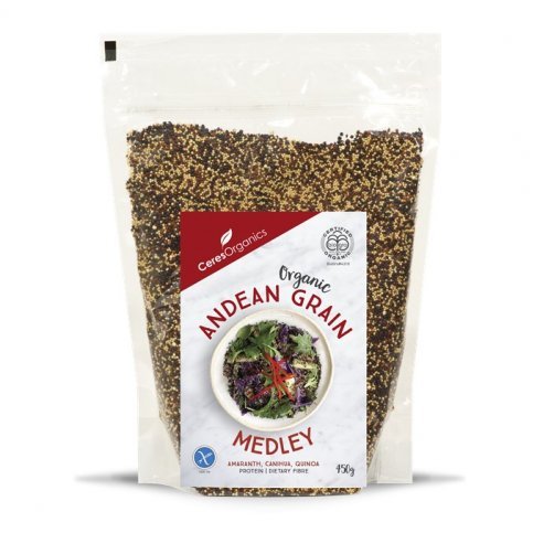 Grain Medley, Andean (organic Amaranth, Canihua & Quinoa) - 450g