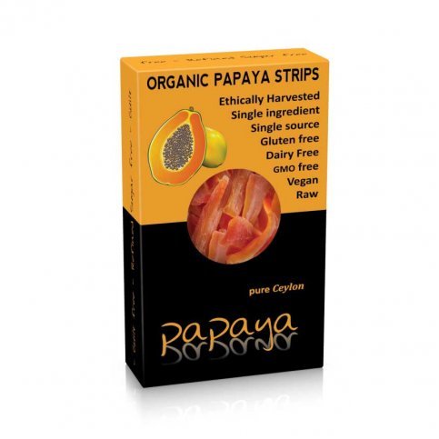 Dried Papaya Strips (organic) - 100g