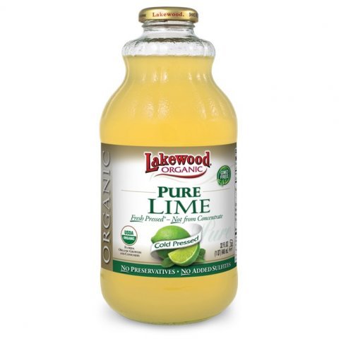 Lakewood Juice, Pure Lime (Organic, no added sugar) - 946ml