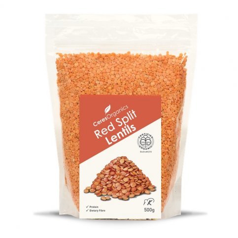 Lentils, Red Split (organic) - 500g