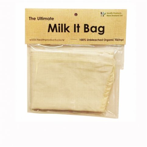 Milk It Nut-Milk Bag (Organic Unbleached Cotton & Hemp)