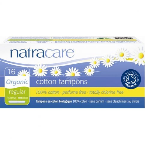 Natracare Applicator Tampons (Organic, Regular & Super) - 16s