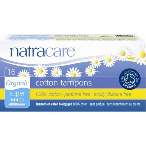 Natracare Applicator Tampons (Organic, Regular & Super) - 16s