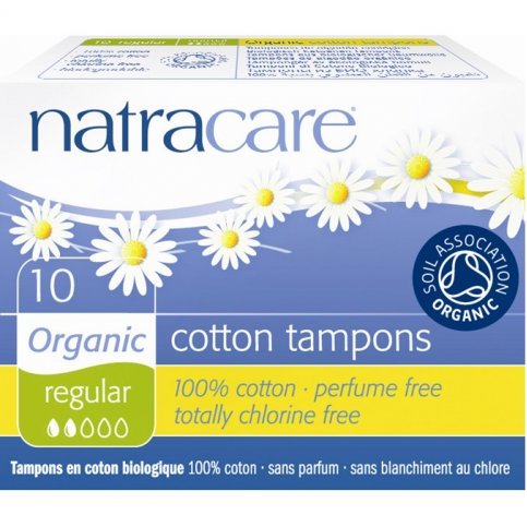 Natracare Tampons, (Organic, Regular) - 10s & 20s