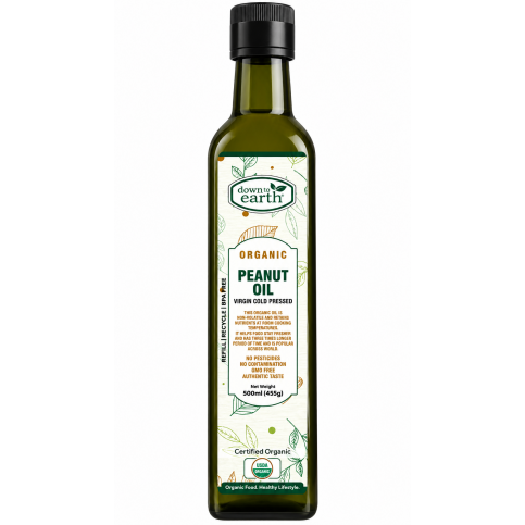 Peanut Oil (Organic, Cold Pressed) - 500ml Peanut Oil (Organic, Cold Pressed) - 500ml