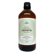 Castor Oil (Organic, Hexane Free, Cold Pressed) - 520ml