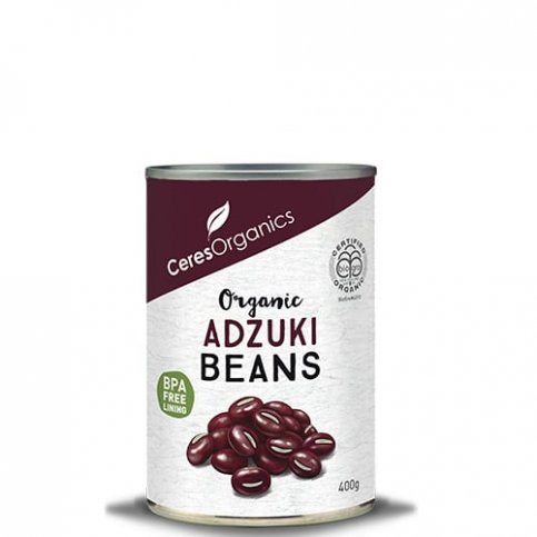 Adzuki Beans (Organic, Gluten Free) - 400g can