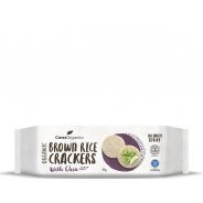 Brown Rice Crackers with Chia (Ceres, Organic) - 115g