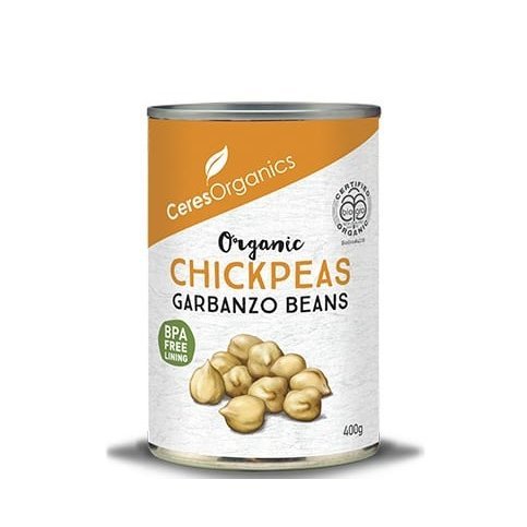 Chickpeas (organic, garbanzo no added salt) - 400g