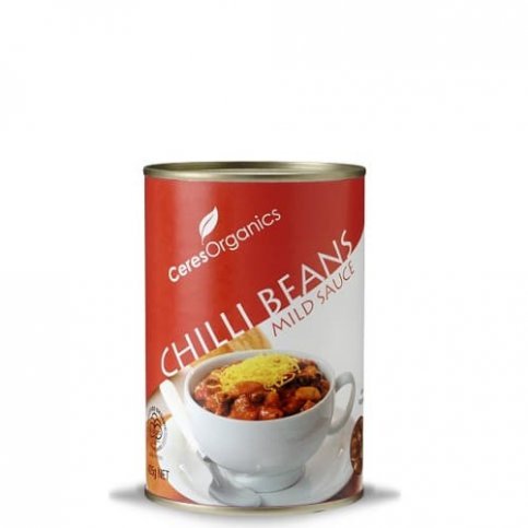 Chilli Beans (organic, gluten free) - 425g can