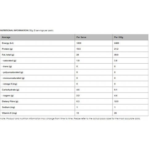 Almonds - Organic (RAW, Whole) - 250g