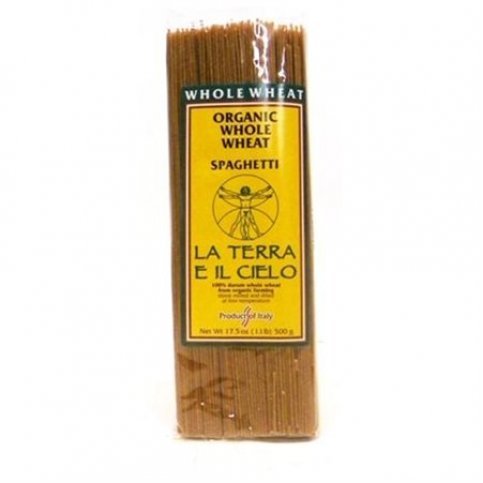 Pasta, Whole Wheat Spaghetti (organic, La Terra) - 500g