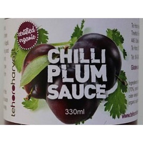 Chilli Plum Sauce  (Organic, Te Horo Harvest) - 300ml