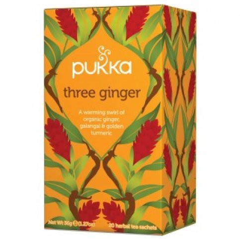 Pukka Teas, Three Ginger (Organic, Fair Trade) - 20 bags