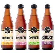 Remedy Kombucha (Organic, Unpasteurised, 3 Flavours) - 330ml