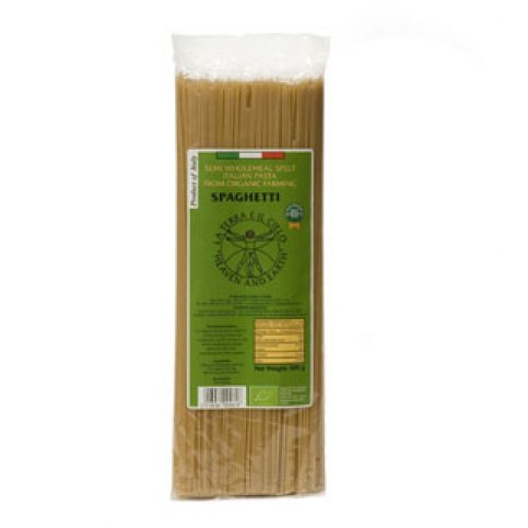 Spelt Spaghetti Semi-Wholemeal (Organic) - 20 x 500g Packet Carton