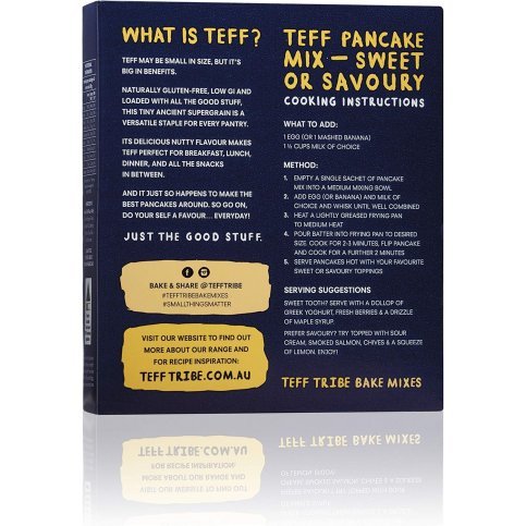 Teff Pancake Mix (Sweet or Savoury, Gluten Free) - 350g