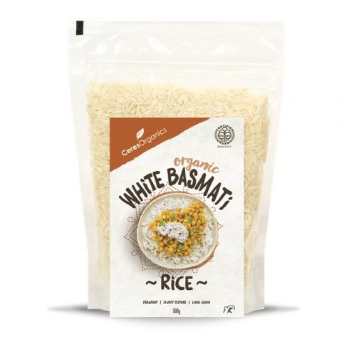 Basmati White Rice (organic, gluten free) - 500g