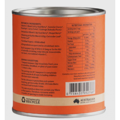 Wild C (Organic, Natural Vitamin C Powder) - 150g Wild C (Organic, Natural Vitamin C Powder) - 150g
