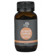 Activated Charcoal Capsules (Medicinal & Food Grade) - 60 Capsules