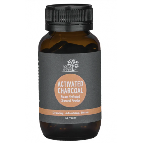 Activated Charcoal Capsules (Medicinal & Food Grade) - 60 Capsules