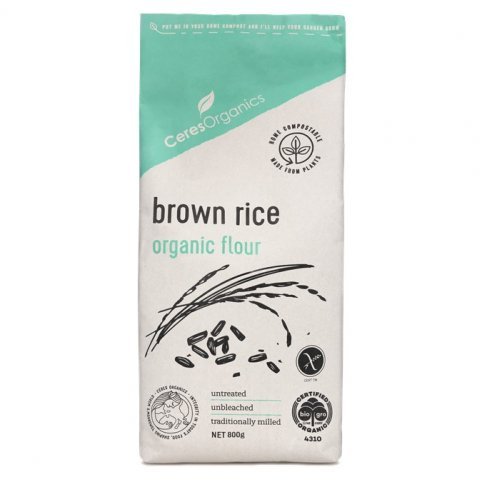 Brown Rice Flour (Organic, Gluten Free) - 800g