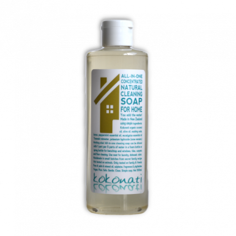 Liquid Castile Soap Concentrate (For Household Cleaning, Natural) - 125ml, 500ml