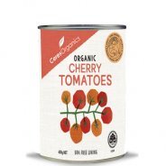 Tomatoes, Whole Cherry (Ceres, Organic, Gluten free) - 12 x 400g can carton