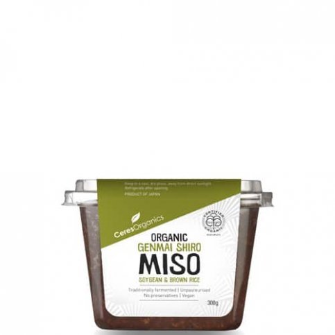 White Miso - Genmai Shiro (Organic, Brown Rice,  Unpasteurised)  - 300g