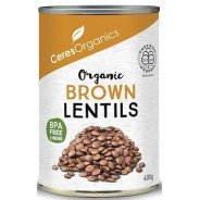 Brown Lentils (organic, gluten free) - 400g