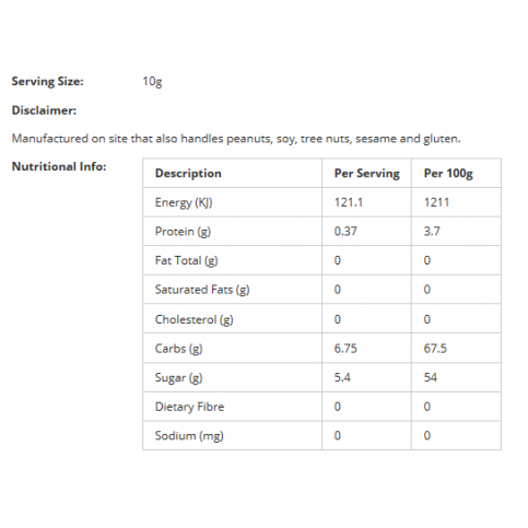 Rice Malt Syrup (Chantal, Organic) - 900g