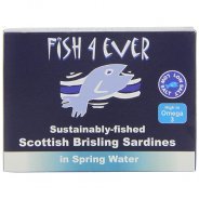 Fish 4 Ever Scottish Sardines (Sustainably Fished) - 105g