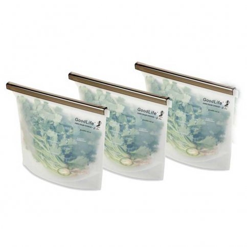 Reusable Silicone Storage Bags (500ml BPA Free, Leakproof)