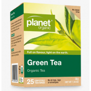 Green Tea (Organic,Planet Organic) - 25 Tea Bags