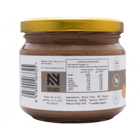 Hazelnut & Brazil Nut Mylk Concentrate - 300ml (Makes 5L)