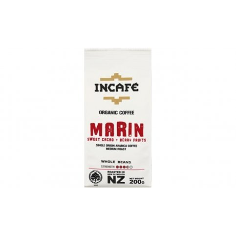 IncaFe Coffee Beans (Organic, Fairtrade) - 200g