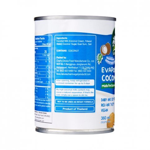 Evaporated Coconut Milk (Gluten Free, Vegan) - 360g