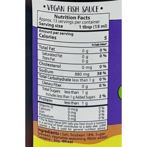 Vegan Fish Sauce - 200ml